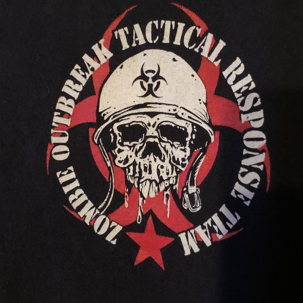 Zombie Outbreak Tactical Response T-Shirt XL